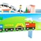 Toy Time Wooden Train Table Deluxe with Painted Wooden Set with Tracks, Trains, Cars, Boats, for Kids 267763ZAV - alternate 3